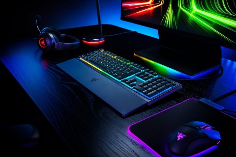 Razer Ornata V3 - US klawiatura Gaming USB Angielski Czarny