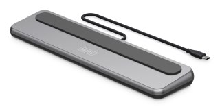 Stacja dokująca USB-C 12 portowa, max. 8K/30Hz z HDR, HDMI, DP, max. 3 monitory (MST), USB-C 3.2 Gen2, Gigabit Ethernet, SD/Micr
