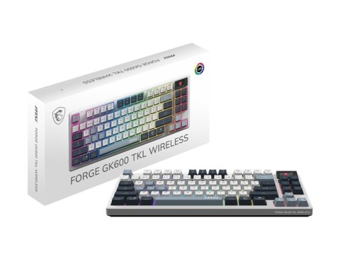 Klawiatura gamingowa MSI Forge GK600 TKL