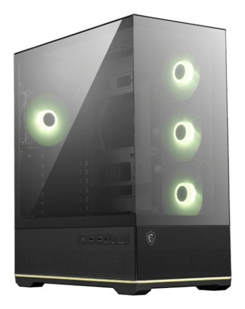 MSI MAG PANO 110R PZ zabezpieczenia & uchwyty komputerów Midi Tower Czarny