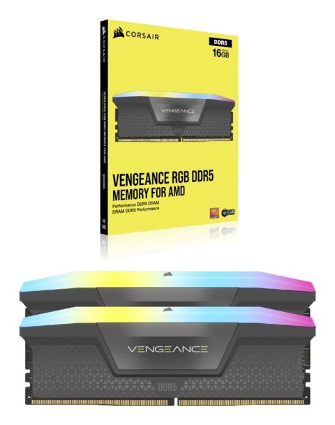 CORSAIR Vengeance RGB — 64 GB: 2 × 32 GB —