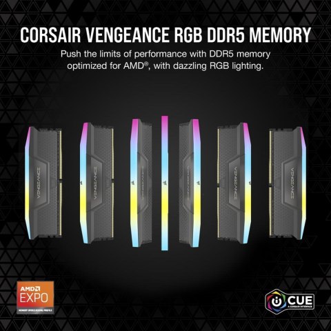 CORSAIR Vengeance RGB — 64 GB: 2 × 32 GB —