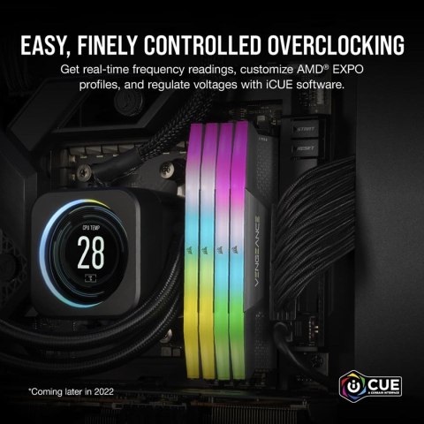 CORSAIR Vengeance RGB — 64 GB: 2 × 32 GB —