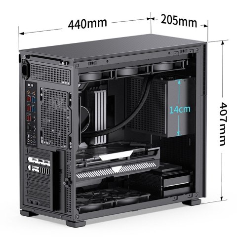 Obudowa komputerowa Jonsbo D41 Mesh Screen