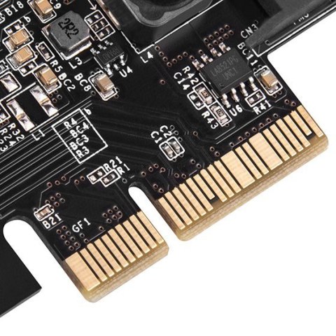 Silverstone SST-ECU02-E Karta adaptera USB, PCIe 3.0, 1x USB-C 3.1 wewnętrzna - niskoprofilowa