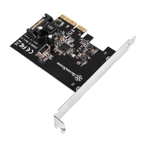 Silverstone SST-ECU02-E Karta adaptera USB, PCIe 3.0, 1x USB-C 3.1 wewnętrzna - niskoprofilowa