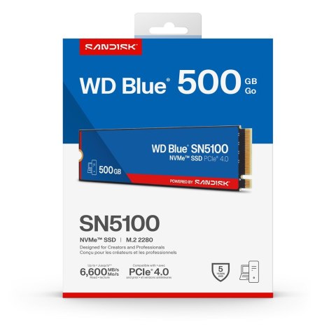 WD Blue SN5100 500GB PCIe M2 WDS500G5B0E