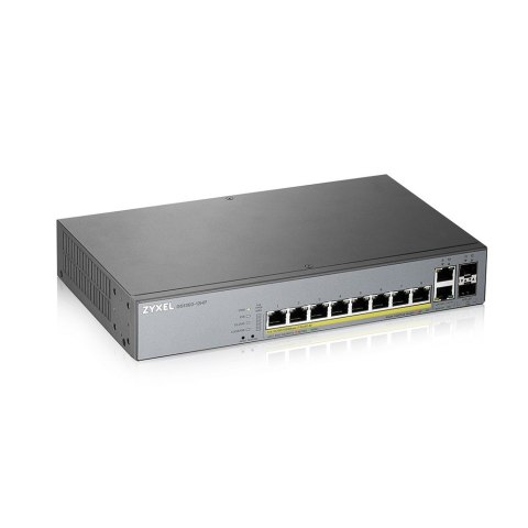 Zyxel GS1350-12HP-EU0101F łącza sieciowe Zarządzany L2 Gigabit Ethernet (10/100/1000) Obsługa PoE Szary