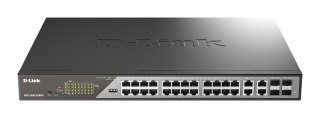 D-Link DSS 200G-28MP - Switch - zarządzany - 24 x PoE - Switch - 1 Gbps