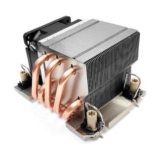 Chłodzenie CPU DYNATRON N11 Intel CPU Kuehler 4189-4/-5 P4/P5/P+ 2U Kuehlkoerper Aluminium Lamellen Heat Pipe Aktiv mit PWM bis 