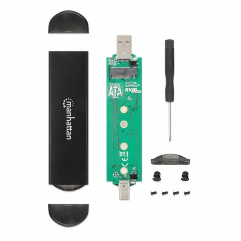 Obudowa Zewnętrzna USB-C/A 3.2 Gen2 Dysku M.2 NVMe, SATA SSD