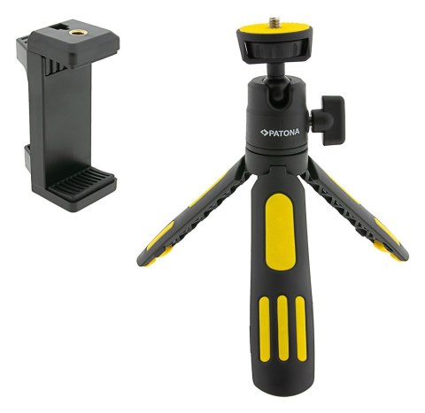 PATONA Premium Tripod regulowany z uchwytem na smartfon