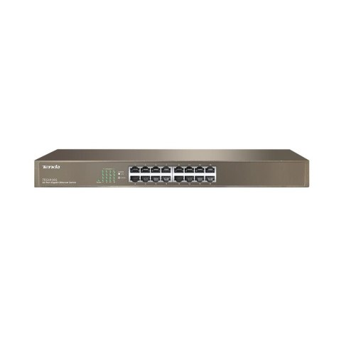 Tenda TEG1016G łącza sieciowe Nie zarządzany Gigabit Ethernet (10/100/1000) 1U Niebieski
