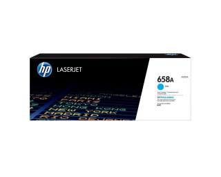 HP 658A — oryginalny wkład LaserJet z błękitnym tonerem
