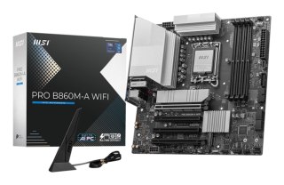 MSI PRO B860M-A WIFI płyta główna Intel B860 LGA 1851 (Socket V1) micro ATX