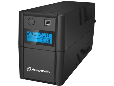 PowerWalker VI 850 SHL FR Technologia line-interactive 0,85 kVA 480 W 2 x gniazdo sieciowe