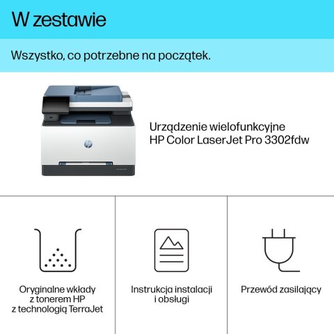 HP Color LaserJet Pro Urządzenie wielofunkcyjne 3302fdw