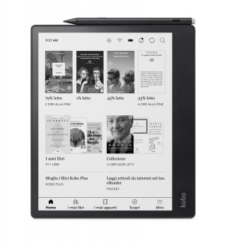 Kobo eBook-Reader eBookReader Elipsa 2E 32GB Zestaw z rysikiem (N605-KU-BK-K-BU) (N605KUBKKBU)