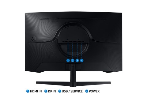 Samsung S32CG552EU monitor komputerowy 81,3 cm (32") 2560 x 1440 px Quad HD LED Czarny