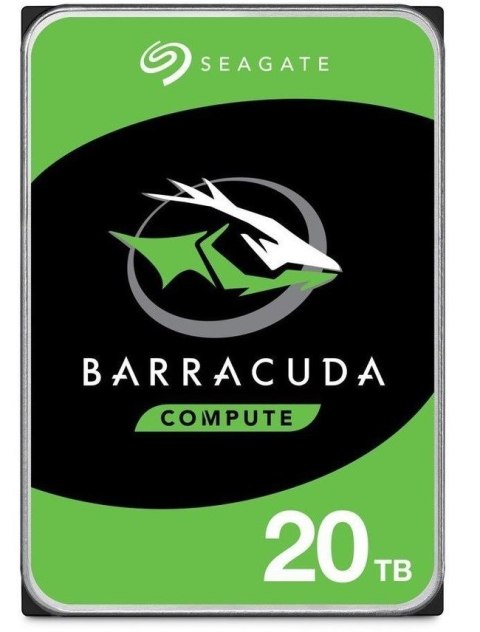 Dysk twardy HDD Seagate Barracuda 20TB 3,5" SATA ST20000DM001
