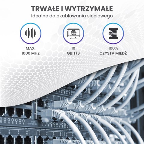 Extralink CAT5E UTP (U/UTP) V2 Wewnętrzny Kabel s