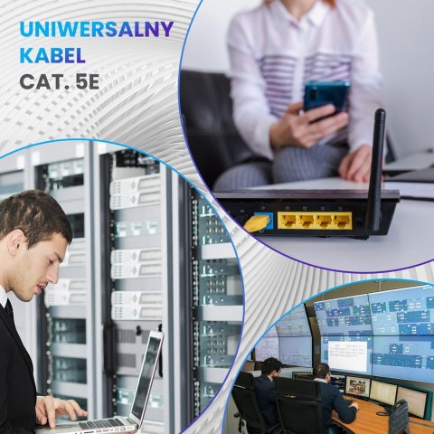 Extralink CAT5E UTP (U/UTP) V2 Wewnętrzny | Kabel sieciowy skrętka | 305M