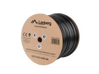Lanberg LCF5-21CU-0305-BK kabel sieciowy 305 m Cat5e F/UTP (FTP) Czarny