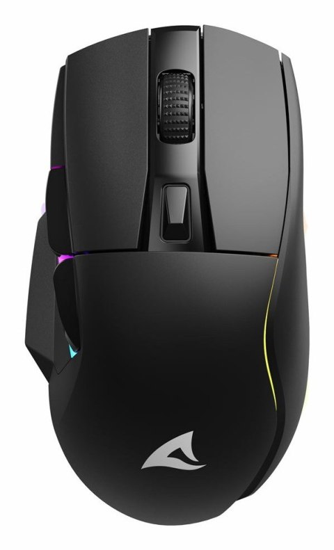 Mysz optyczna RGB Skiller SGM50W czarna + stacja