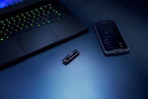 Mikrofon Razer Seiren BT do mobilnego przesyłania strumieniowego, Bluetooth, czarny, bezprzewodowy