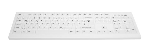 CHERRY AK-C8100F-FU1-W/GE klawiatura Biuro RF Wireless QWERTZ Niemiecki Biały