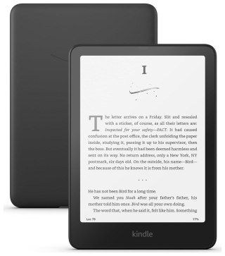 Ebook New Kindle Paperwhite (12th Generation) - 2024 release 7" glare-free 16GB Wi-Fi (Without Lockscreen Ads) Black (WYPRZEDAŻ)