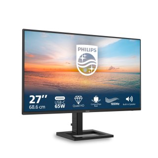 Philips 1000 series 27E1N1600AE/00 monitor komputerowy 68,6 cm (27") 2560 x 1440 px Quad HD LCD Czarny