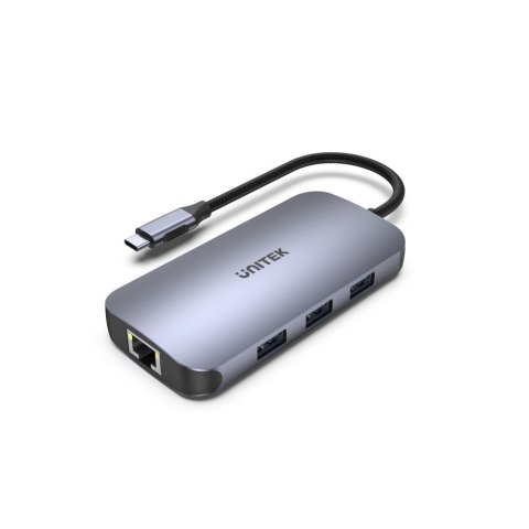 UNITEK D1071A hub i koncentrator USB 3.0 SuperSpeed 5 Gb/s Srebrny