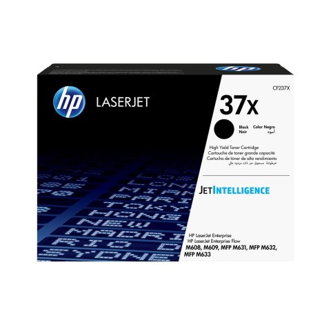 HP 37X oryginalny wkład z czarnym tonerem LaserJet XL