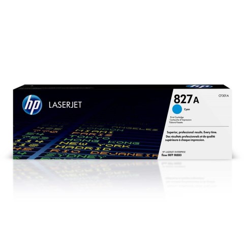 HP 827A oryginalny wkład z błękitnym tonerem LaserJet