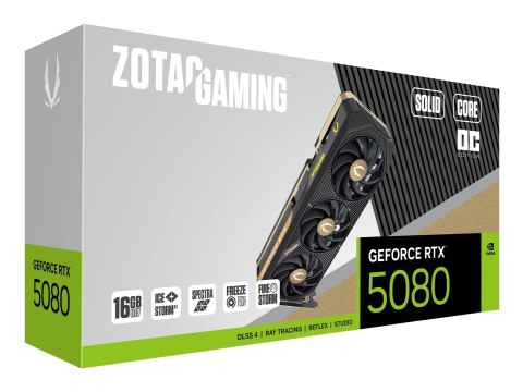 Zotac GAMING GeForce RTX 5080 SOLID CORE OC NVIDIA 16 GB GDDR7
