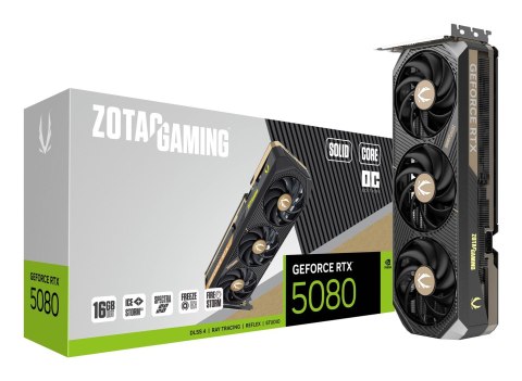 Zotac GAMING GeForce RTX 5080 SOLID CORE OC NVIDIA 16 GB GDDR7