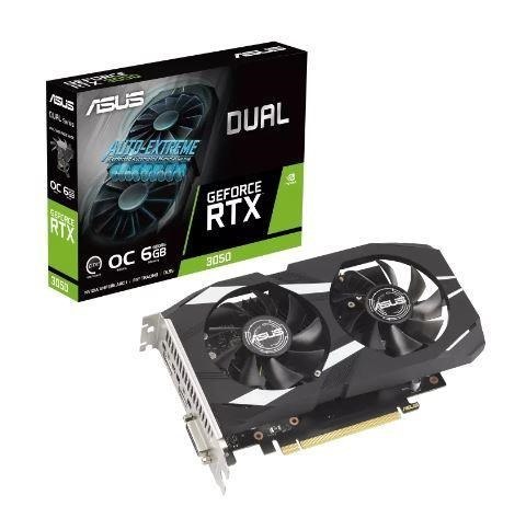 ASUS Dual -RTX3050-O6G NVIDIA GeForce RTX 3050 6 GB GDDR6