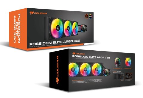 COUGAR Chłodzenie wodne procesora Poseidon Elite 360, ARGB