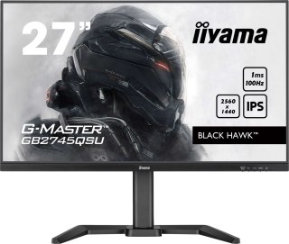 Iiyama G-MASTER GB2745QSU-B2 monitor komputerowy 68,6 cm (27") 2560 x 1440 px Wide Quad HD LED Czarny