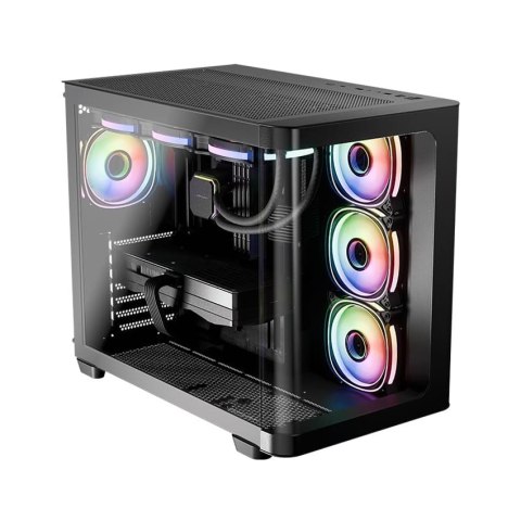 Obudowa komputerowa LC-Power Geh Midi ATX 8001B Pro-Storm Dark o.N.