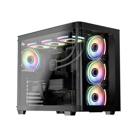 Obudowa komputerowa LC-Power Geh Midi ATX 8001B Pro-Storm Dark o.N.