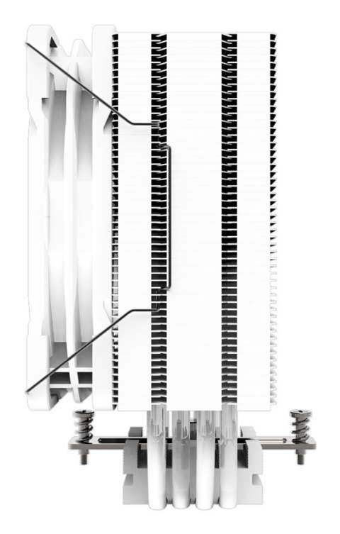 Zalman CNPS9X PERFORMA PLUS ARGB WHITE system chłodzenia komputerów Procesor Wentylator 12 cm Biały 1 szt.