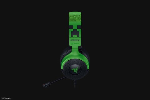 Zestaw słuchawkowy Razer Gaming Kraken V4 X przewodowe nauszne z mikrofonem edycja Minecraft