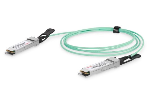 Aktywny kabel optyczny QSFP28 to QSFP28 MMF 850nm 10m