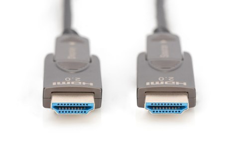Kabel hybrydowy AOC HDMI 2.0 Premium High Speed Ethernet 4K60Hz UHD HDMI D/A HDMI D/A M/M czarny 15m