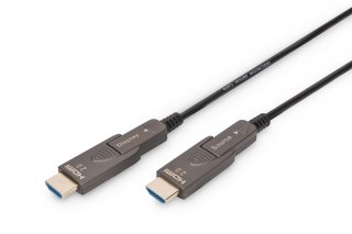 Kabel hybrydowy AOC HDMI 2.0 Premium High Speed Ethernet 4K60Hz UHD HDMI D/A HDMI D/A M/M czarny 20m