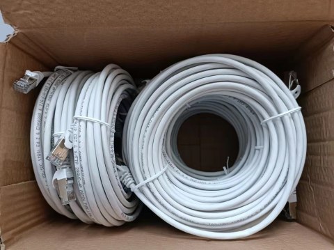 Kabel krosowy Equip Cat6 9 sztuk S/FTP 2xRJ45 10,00m biały LSZH