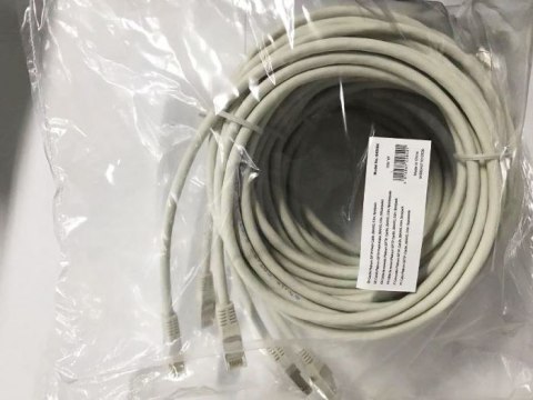 Kabel krosowy Equip Cat6A 5 szt S/FTP 2xRJ45 5,00m szary platynowy