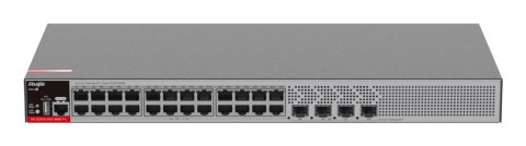 Ruijie Networks RG-S2915-24GT4MS-P-L łącza sieciowe Gigabit Ethernet (10/100/1000) Obsługa PoE 1U Szary